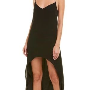 NWT Cami NYC Sasha Dress- Black Silk High Low Dress size XS